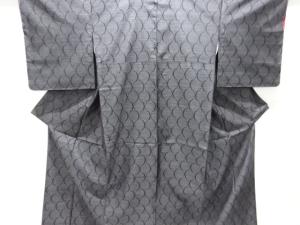 未使用品　立涌模様織り出し本場泥大島紬着物